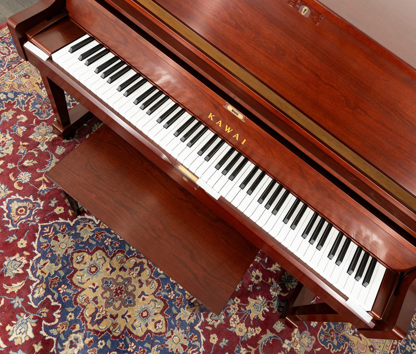 Kawai 46" ST-1 Upright Piano | Satin Cherry | New