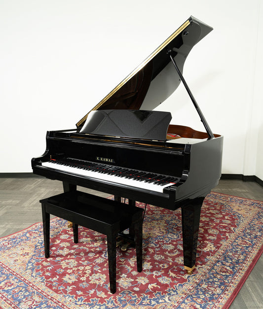 Kawai 5'0" GL-10 Baby Grand Piano w/ QRS System | Polished Ebony | New