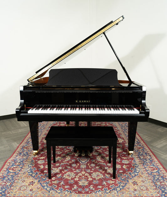 Kawai 5'0" GL-10 Baby Grand Piano w/ QRS System | Polished Ebony | New