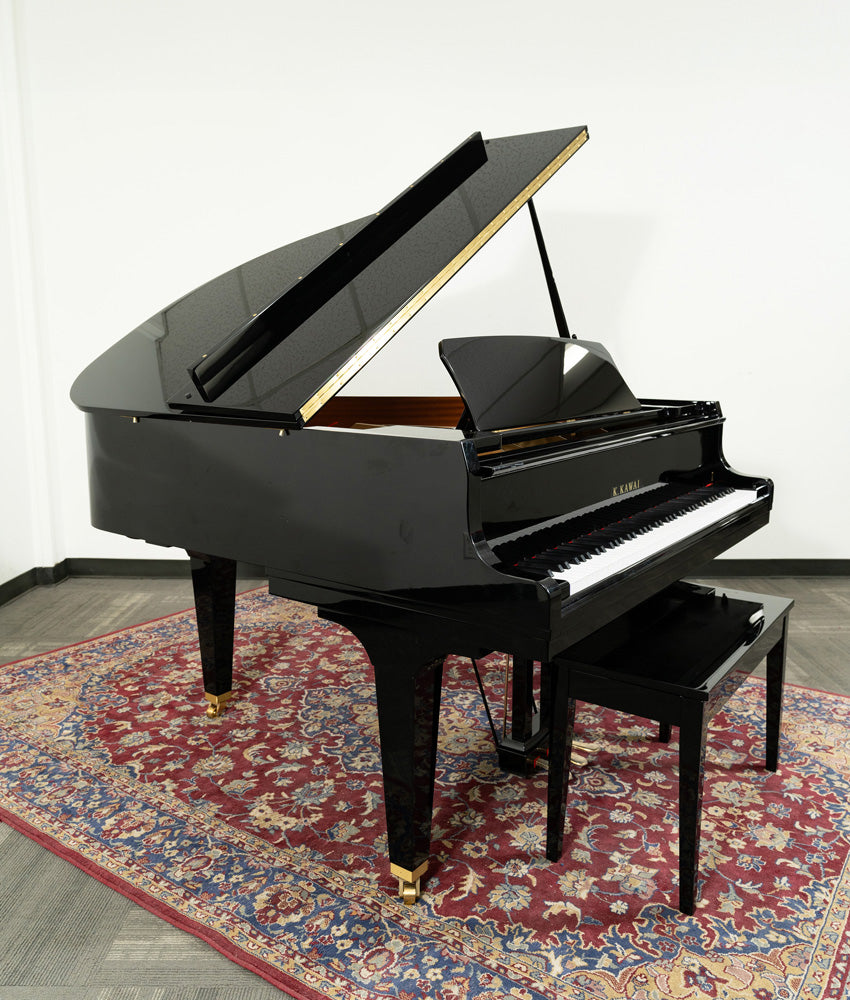 Kawai 5'0" GL-10 Baby Grand Piano w/ QRS System | Polished Ebony | New