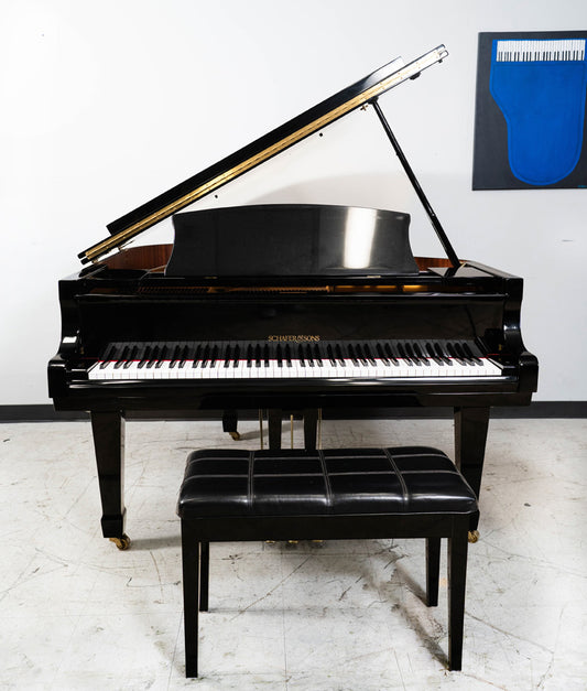 Schafer & Sons Baby Grand Piano | Polished Ebony | Used