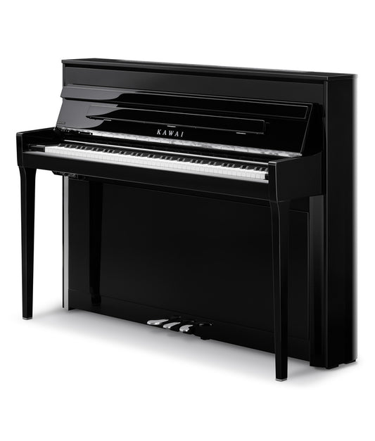Kawai NOVUS NV6 Upright Hybrid Digital Piano in Ebony Polish | New