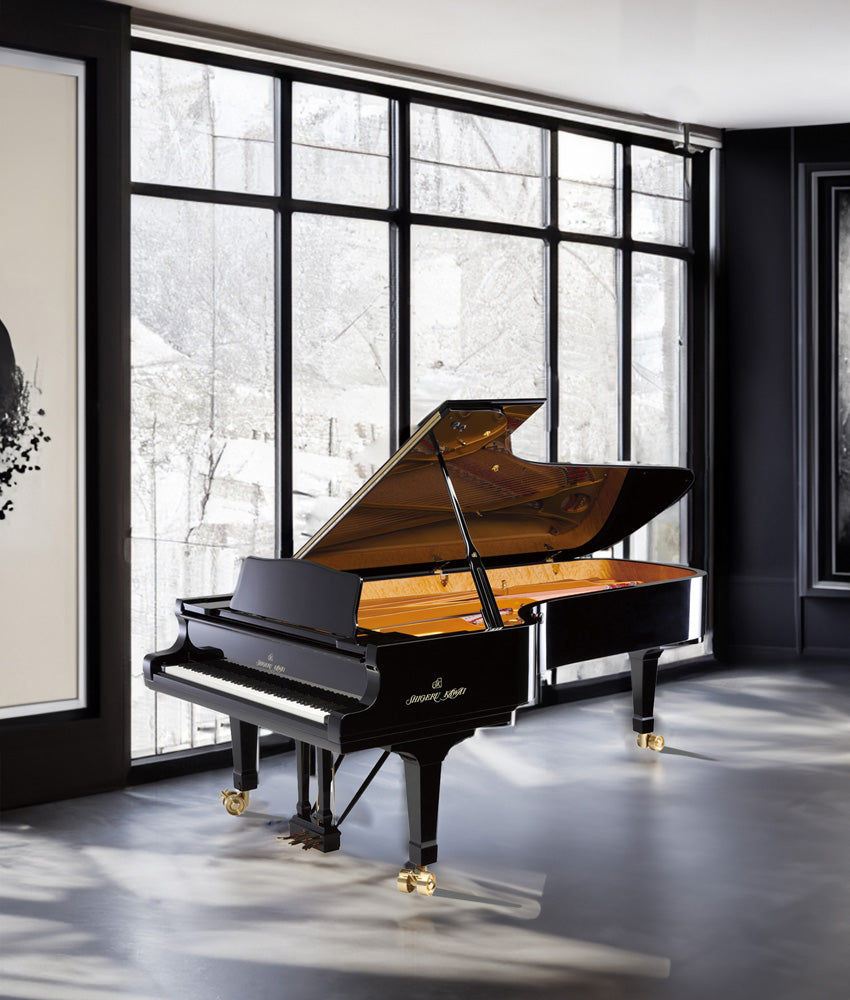 Shigeru Kawai 9'1" SK-EX Concert Grand Piano | Polished Ebony | New