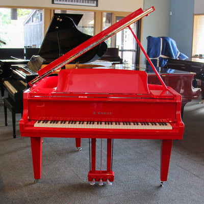 2023 Kawai GL-10 Classic Baby Grand Piano | Ferrari Red Polish | 5'0" | Used