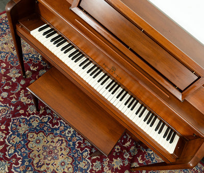 Story & Clark Upright Piano | Satin Mahogany | SN: 382703 | Used