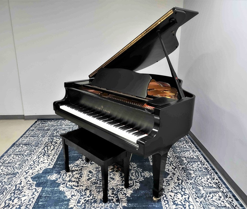 Young Chang 5'2" Grand Piano | G157 | Satin Ebony | SN: G061146