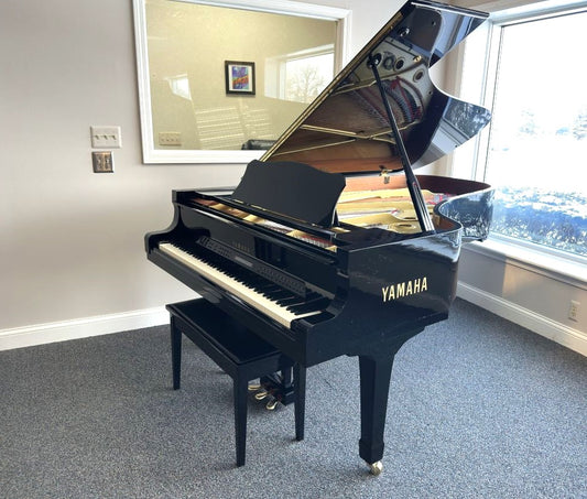 Yamaha C7 Grand Piano | MIDI | Polished Ebony | 1988 | Used