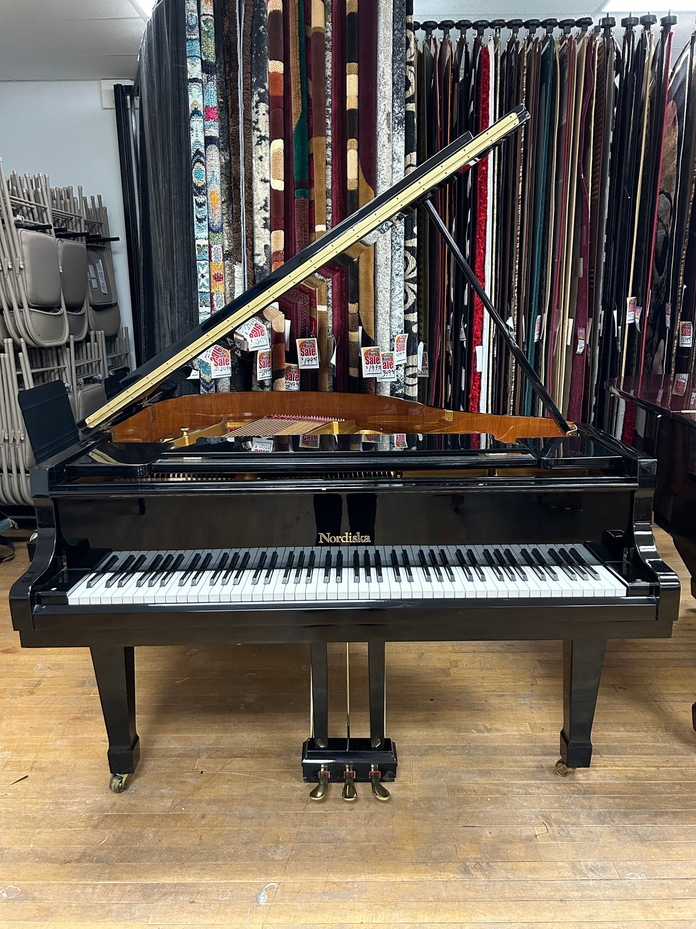 Nordiska Grand Piano | Polished Ebony | SN: DG02591