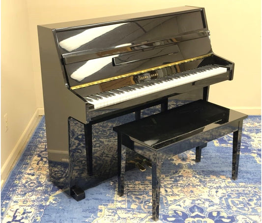Young Chang E101 Upright Piano | Polished Ebony | Used