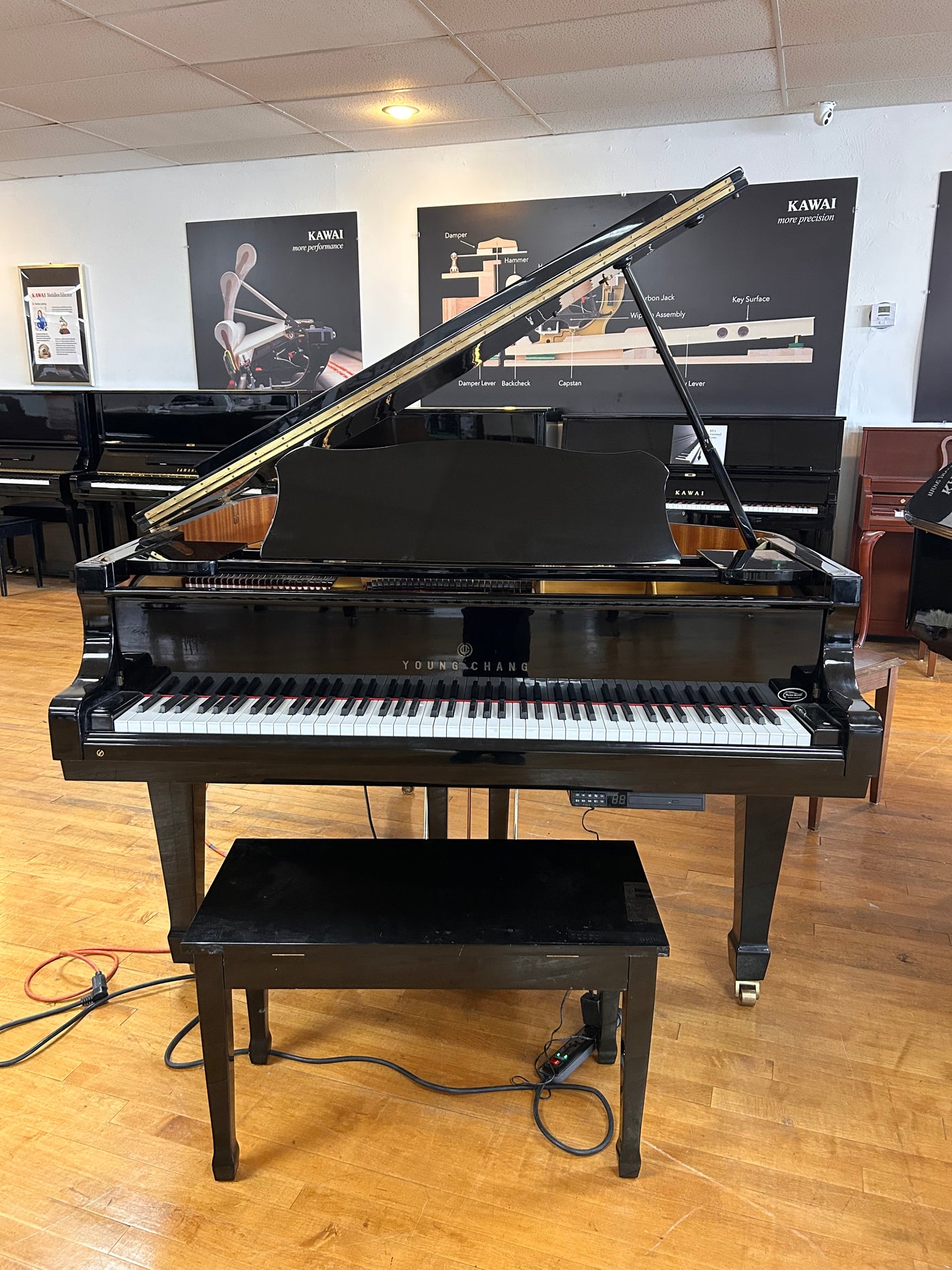 Young Chang G-157 Grand Piano (1999) | Player Piano| Used – Alamo Piano ...
