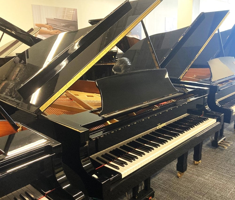 Boston 6'4" GP193 Grand Piano | Polished Ebony | SN 150356 | Used