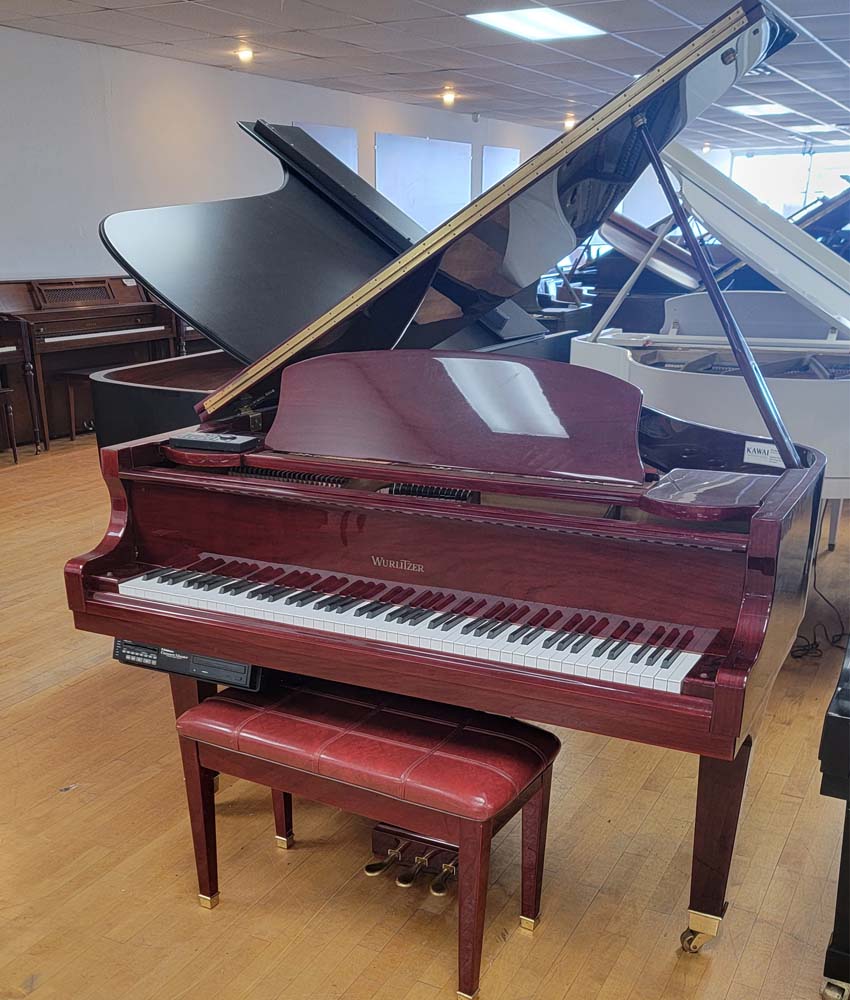 Wurlitzer C153 Grand Piano | Polished Mahogany | SN: 69447 | Used