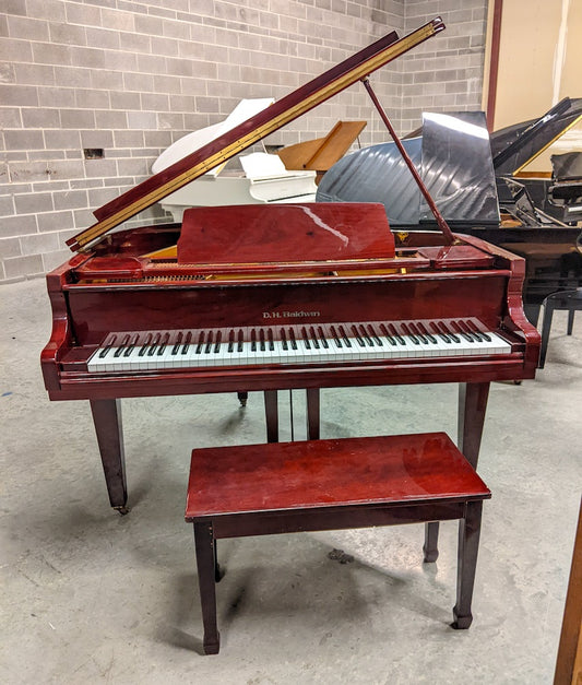 1996 DH Baldwin 4'8" C142 Baby Grand Piano | Polished Mahogany | SN: 56666