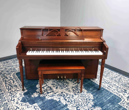 Kawai 42.5" 502T Upright Piano | Satin Mahogany | SN: A41244