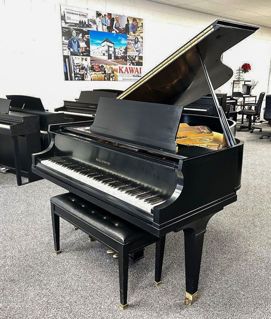 1970 Baldwin R Grand Piano | Satin Ebony | 5′8" | Serial No. 190064 | Used