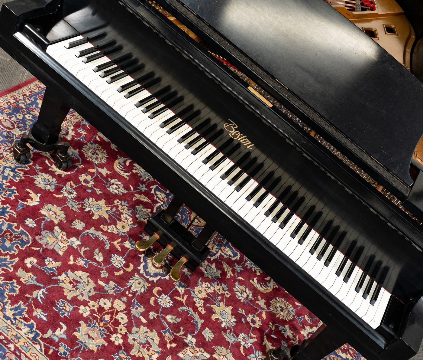 Boston GP218 Grand Piano | Satin Ebony | SN: 105093 | Used