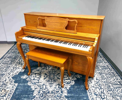 Kawai 44.5" Upright Piano | 508 | Satin Oak | SN: 112719 | Used