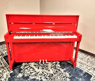 Kawai K-200 Upright Piano | Ferrari Red Polish | 45" | New