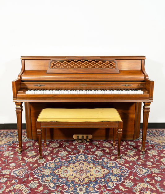 Kimball Console Upright Piano | Satin Oak | SN: 882935