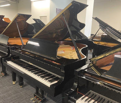 Boston 6'4" GP193 Grand Piano | Polished Ebony | SN 150356 | Used