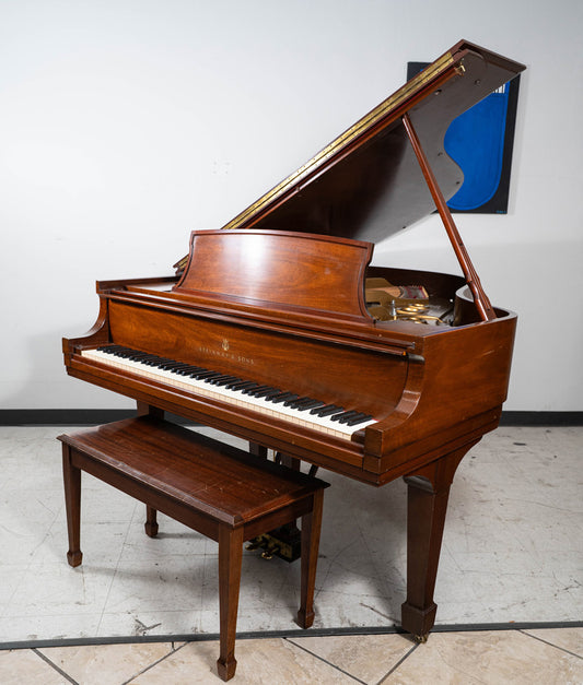 1973 Steinway Model L Grand Piano | Mahogany | 5'10" | Serial No. 435741 | Used