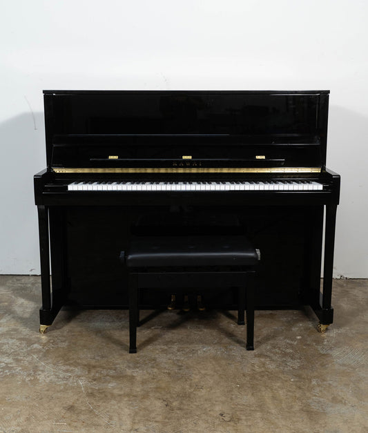 Kawai K300 Studio Upright Piano (2017) | Polished Ebony | Serial No. 2706059 | Used