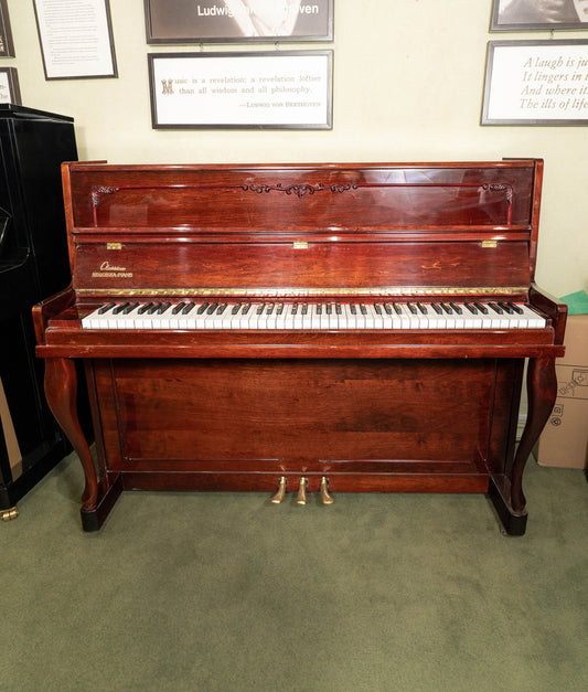 Nordiska 46" Upright Piano | Polished Mahogany | Used