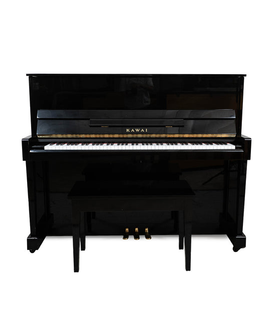 Kawai CX-21D Upright Piano (1996) | Polished Ebony | Used