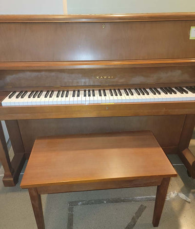 1983 Kawai 46" UST-7 Upright Piano | Oak Satin | SN: K1441247