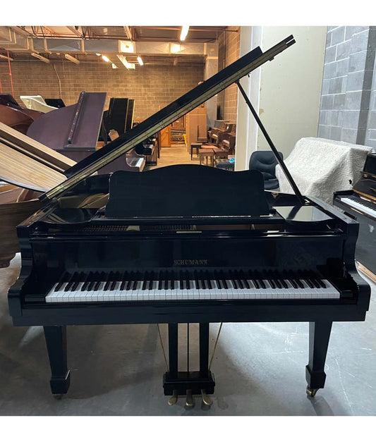 1987 Schumann 5'9" G82 Grand Piano | Polished Ebony | SN: 8701180 | Used