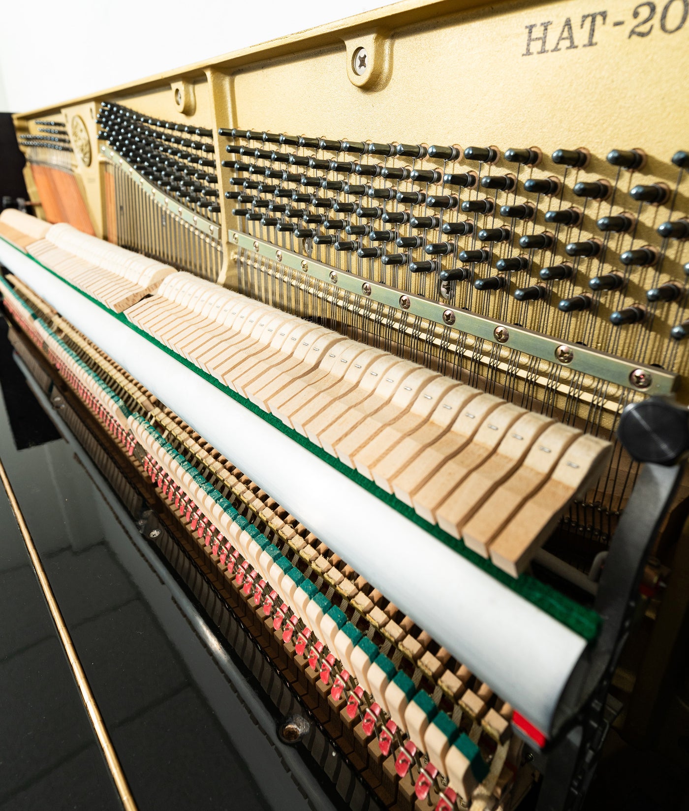 Kawai HAT-20 Silent Upright Piano | Polished Ebony | SN: 2225976 | Used