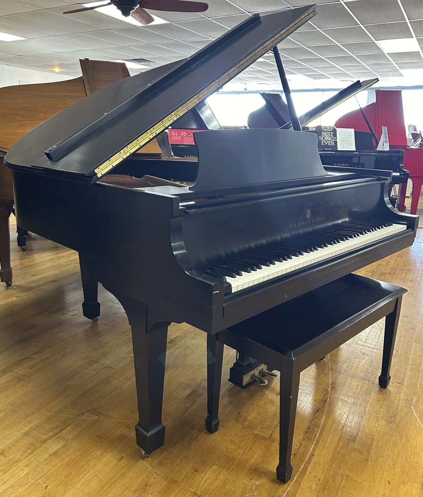 1979 Steinway Model S Grand Piano | Satin Ebony | SN: 465971 | Used