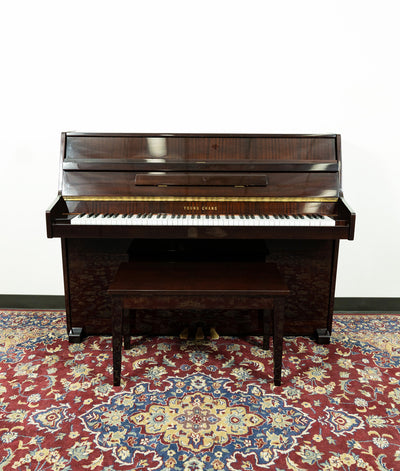 Young Chang Classic Upright Piano | Polished Mahogany | SN: T0012841