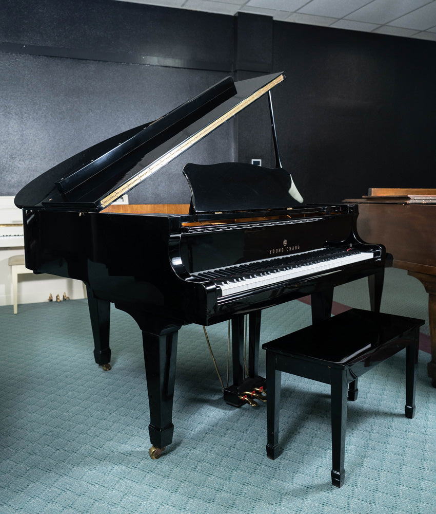 1999 Young Chang TG150 4'11" Grand Piano | Polished Ebony | Used
