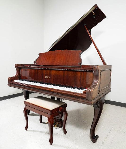 Petrof P173 Breeze Chippendale Grand Piano | High Polish Mahogany | Used