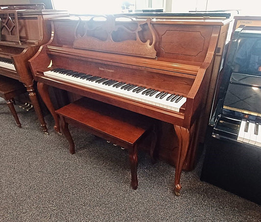 Kohler & Campbell KC244 Upright Piano (2002) | Satin Mahogany | Used