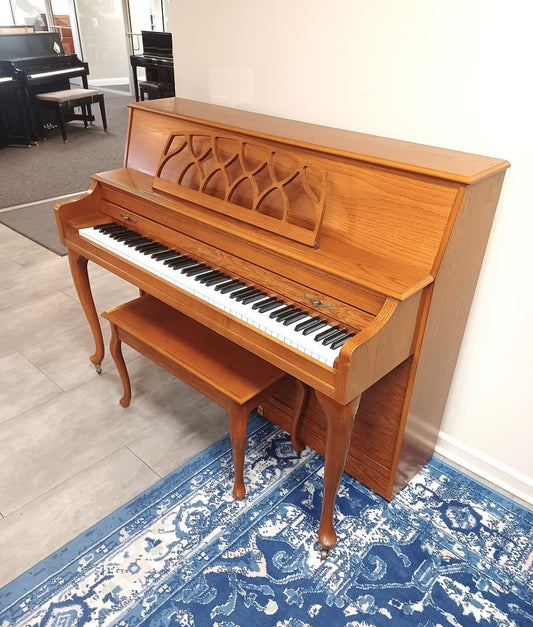 Baldwin Upright Piano (1997) | Satin Oak | Used
