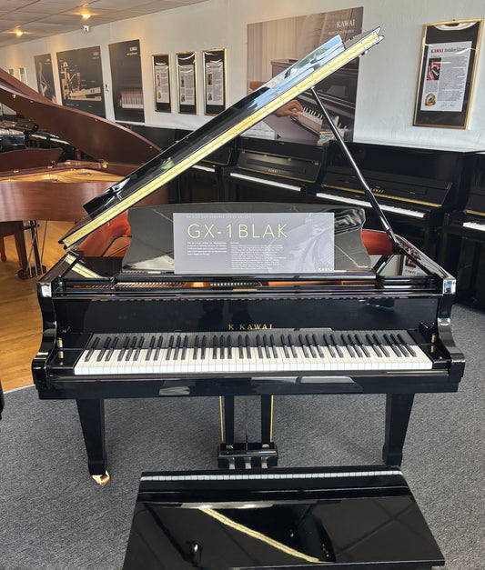 2023 Kawai GX-1 Classic Grand Piano | Polished Ebony | 5'5" | Serial No. 2782222 | Used