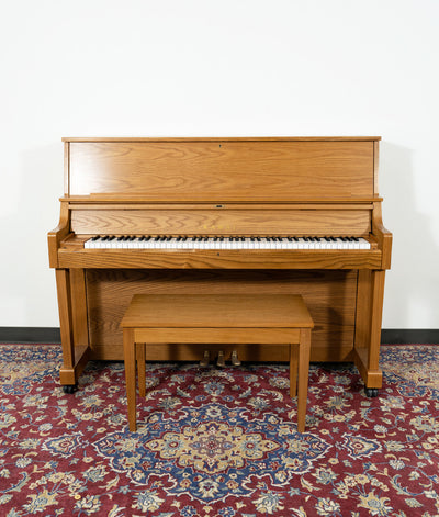 Kawai 46" ST1 Upright Piano | Satin Oak | SN: F163681 | Used
