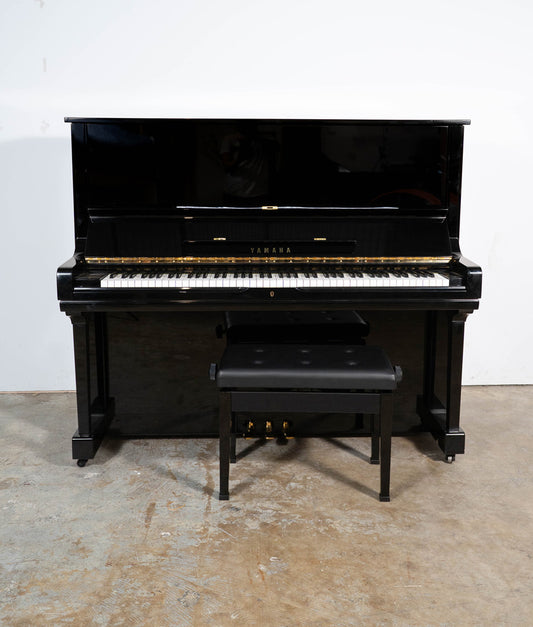 Yamaha U3 Upright Piano (1973) | Polished Ebony | 52" | Professionally Refurbished