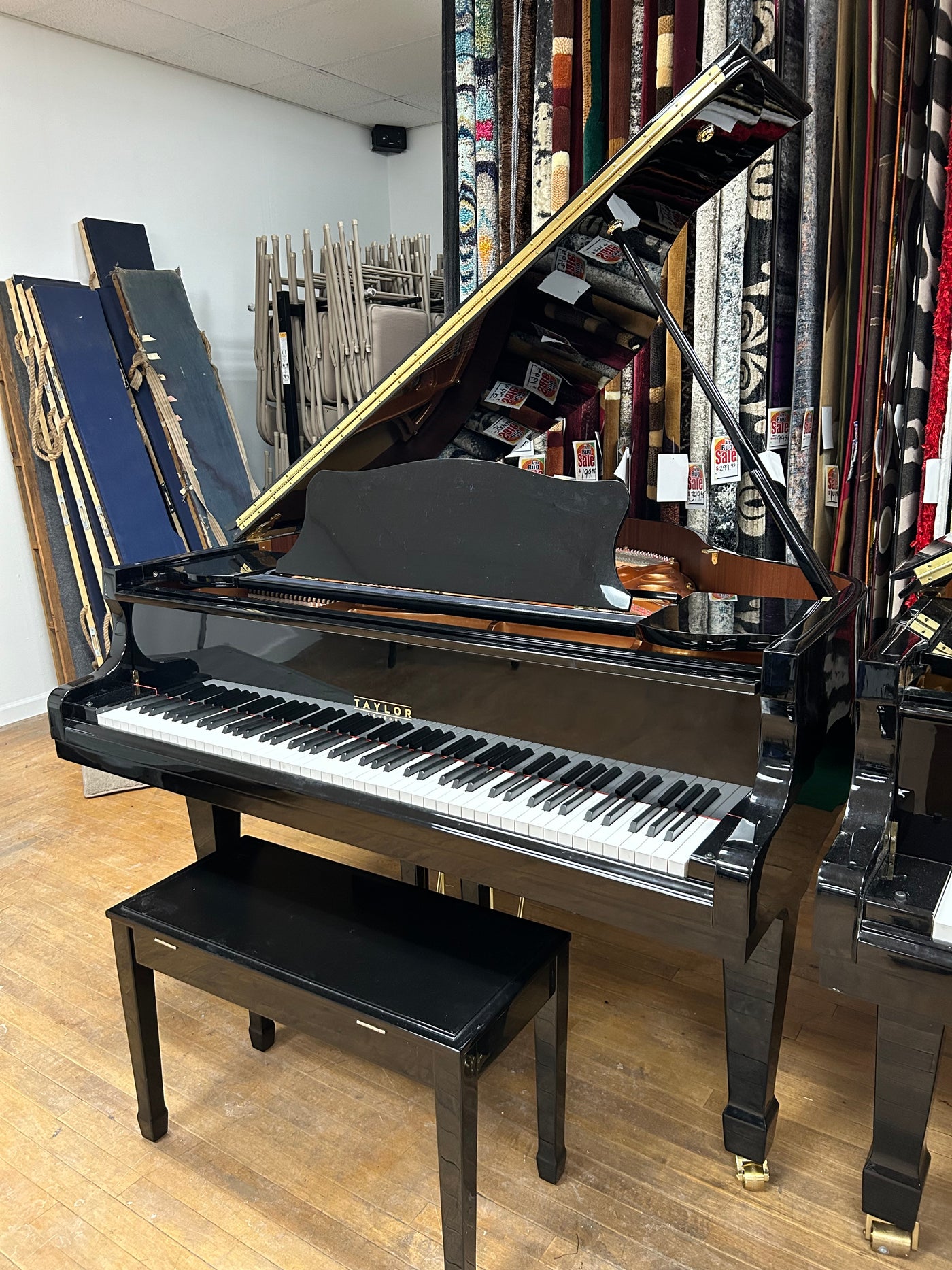 Taylor GP145 Grand Piano | Polished Ebony | SN: 03107