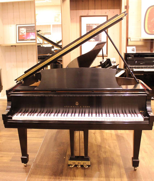 1987 Steinway 5'7" Model M Grand Piano | Satin Ebony | SN: 499822 | Used