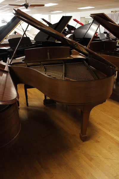 1966 Steinway Model M Grand Piano | Satin Walnut | SN: 395451 | Used