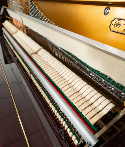 Lothar Schell Upright Piano | Polished Mahogany | SN: 300111 | Used