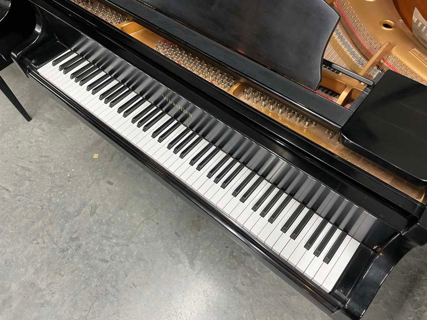 Wurlitzer 4'8" C143 Baby Grand Piano | Satin Ebony | SN: 76128 | Used