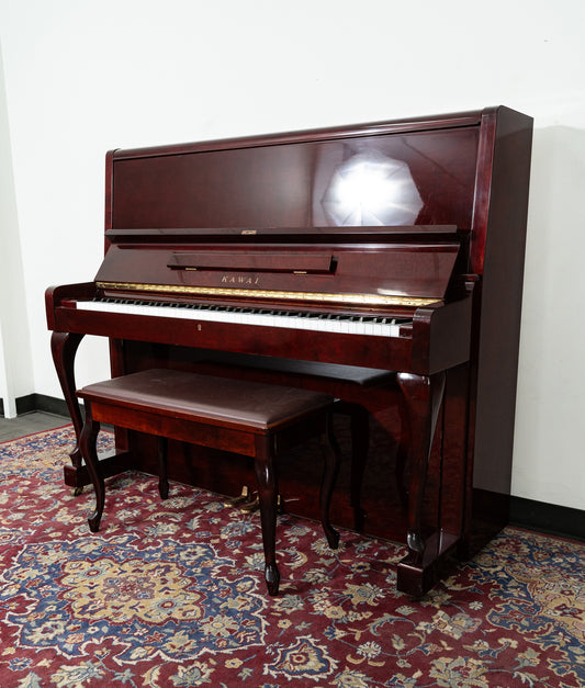 Kawai KL-705 Upright Piano | Dark Polished Walnut | SN: M1188597 | Used