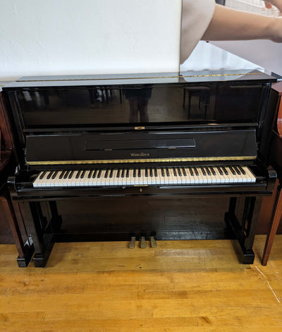 Wurlitzer U-348 Upright Piano | Polished Ebony | SN: 2056031 | Used