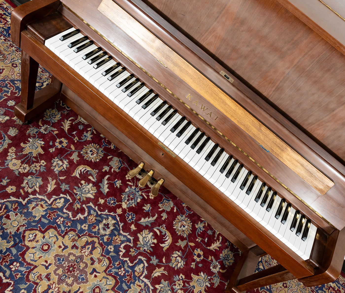 Kawai KL-502 Upright Piano | Satin Walnut | SN: K1368879 | Used