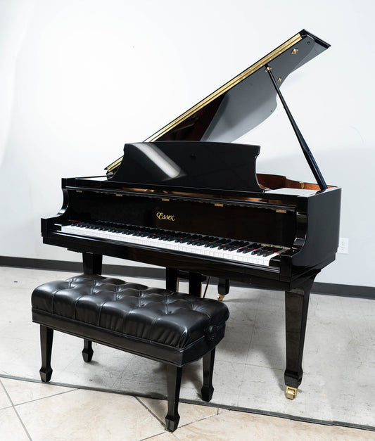 Essex EGP-155 Grand Piano with QRS Player | Polished Ebony Player Piano | 5'2" | Used