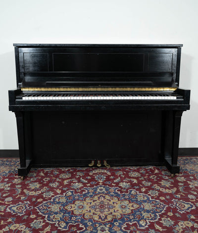 Steinway & Sons Model 45 Studio Upright Piano | Satin Ebony | SN: 458199 | Used